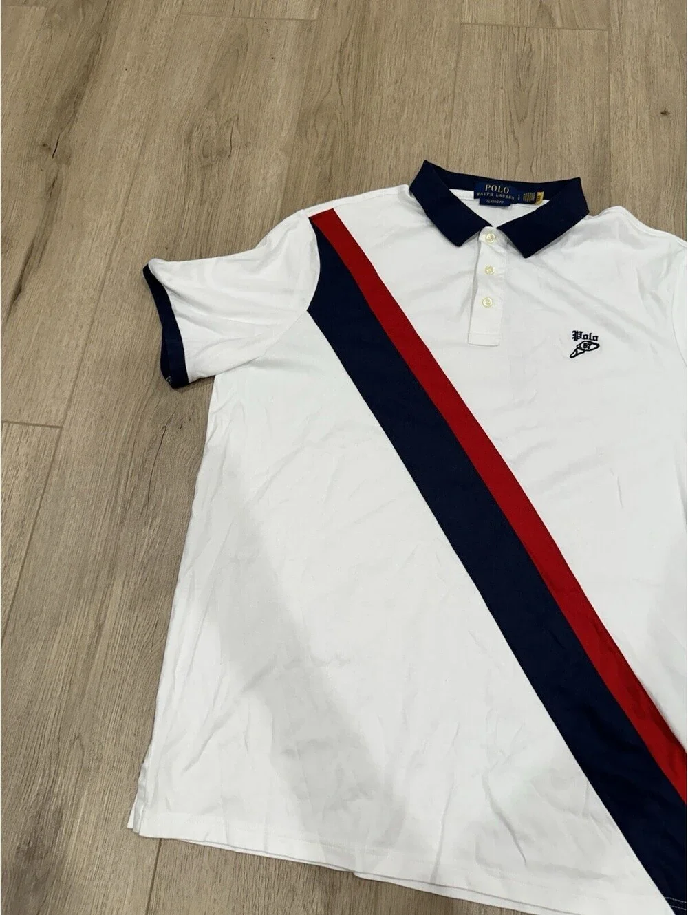 Polo Ralph Lauren Men's Classic Fit Soft Cotton Polo Shirt Large P Wing